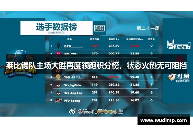莱比锡队主场大胜再度领跑积分榜，状态火热无可阻挡